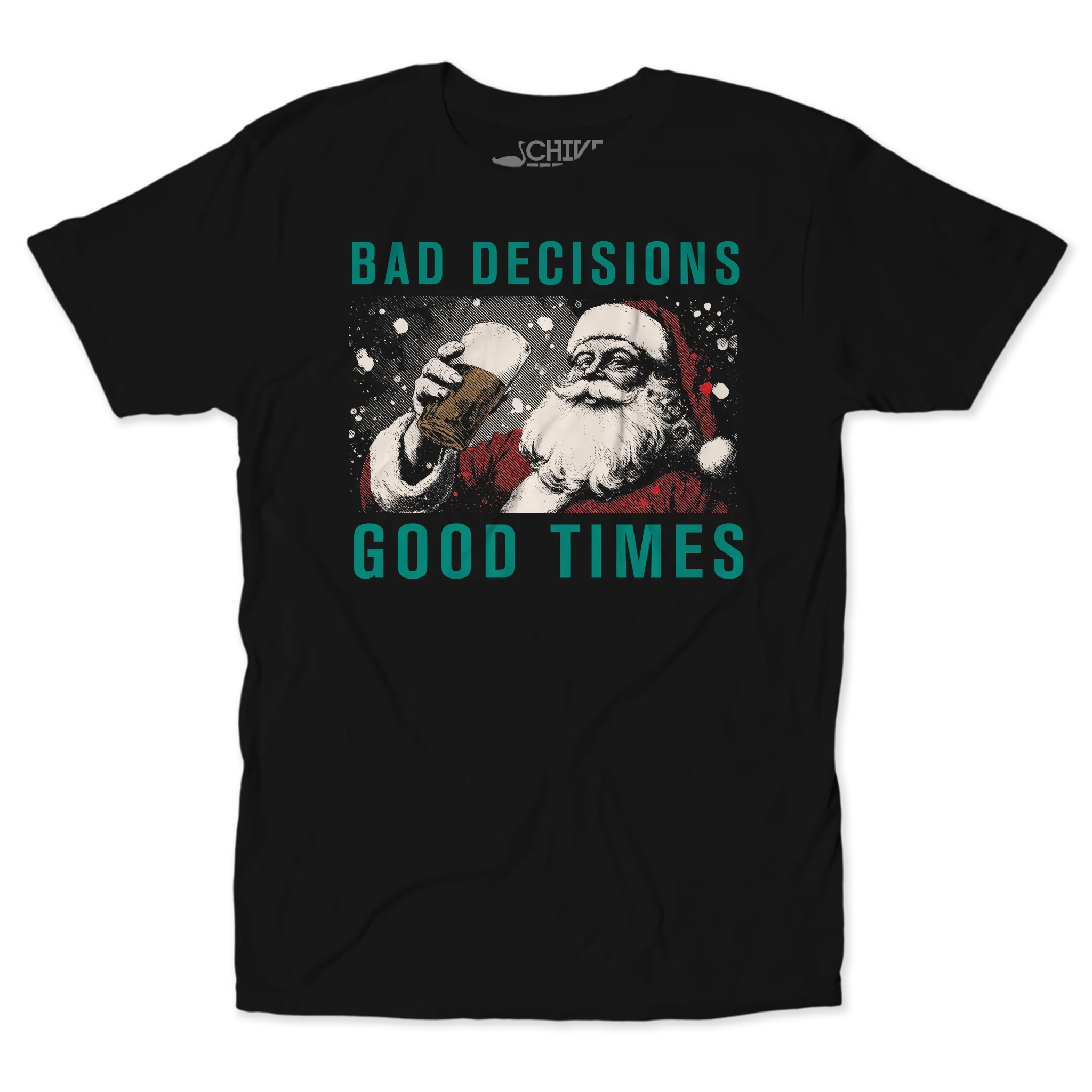 Bad Decisions Good Times Christmas Edition Unisex Tee