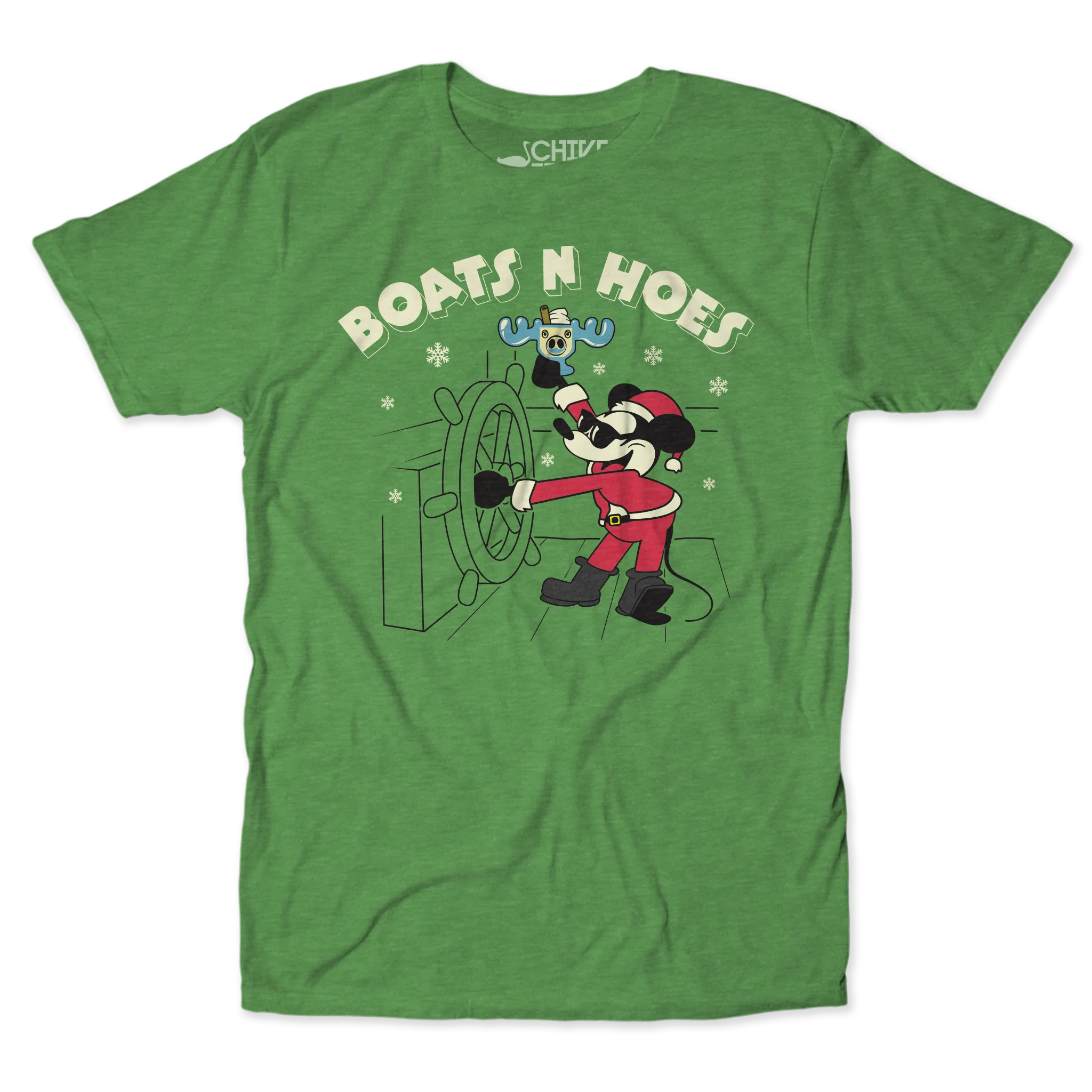 Boats N Hoes Christmas Edition Unisex Tee - Image 2
