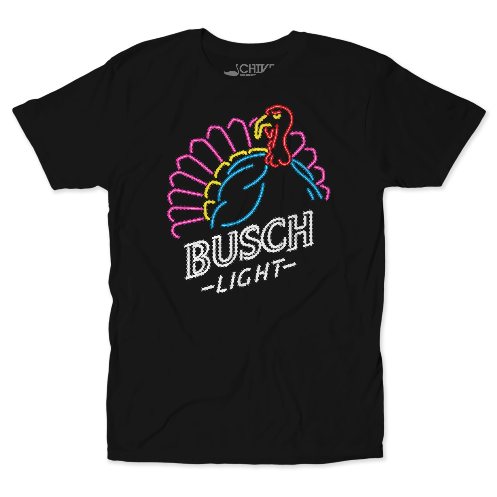 Busch Light Neon Turkey Unisex Tee - Image 2