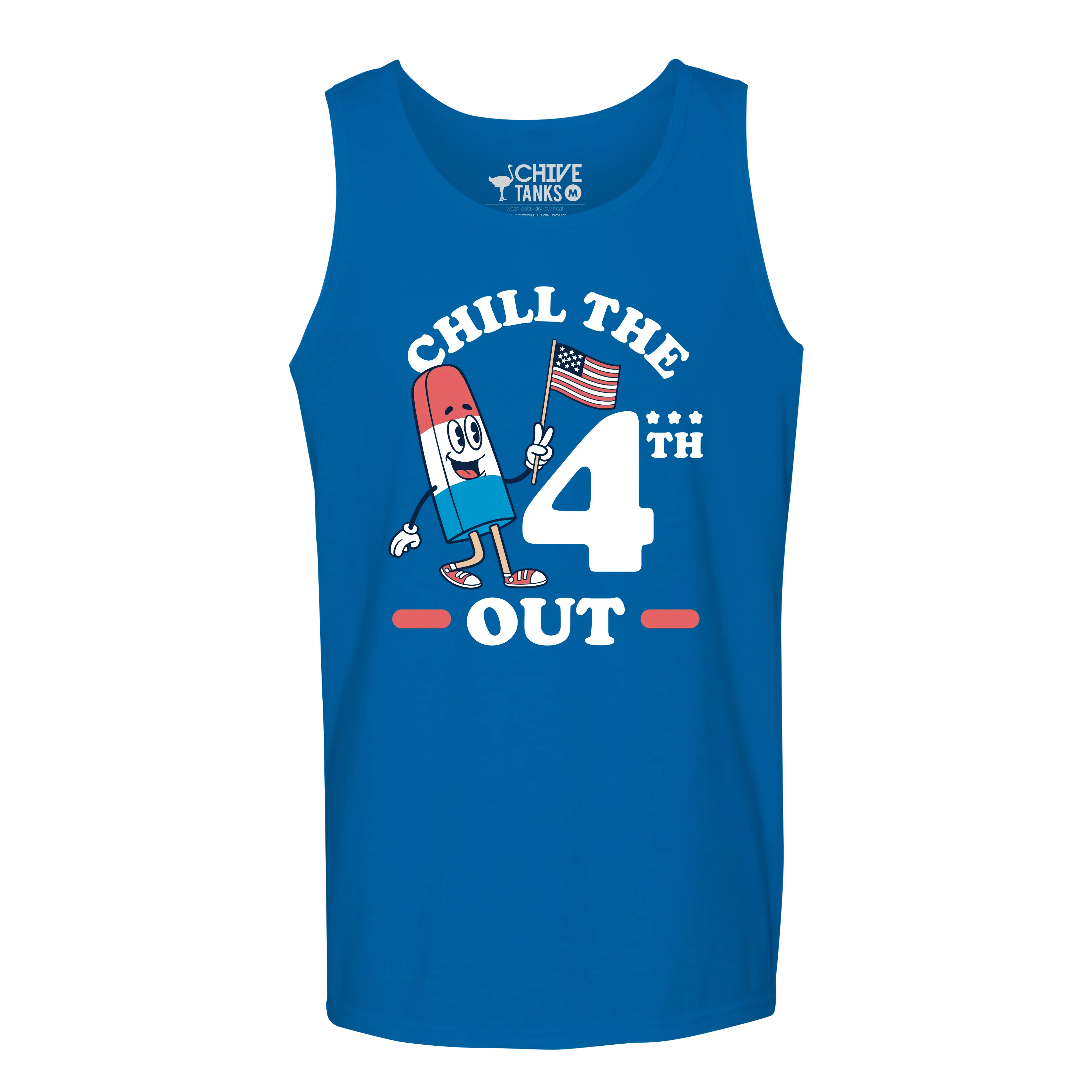 Chill The 4th Out Men's Tank - Image 2