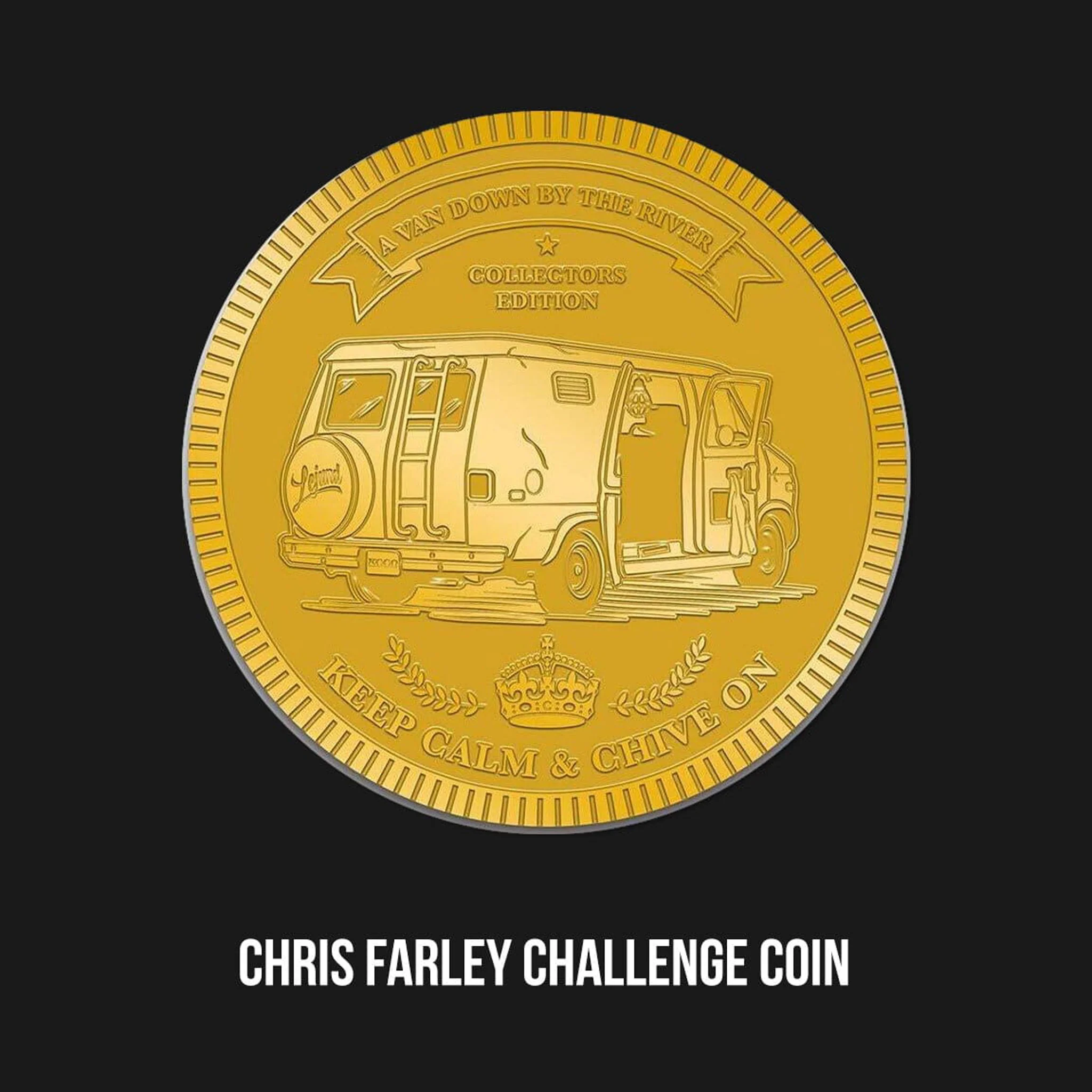 Chris Farley Challenge Coin - Image 2