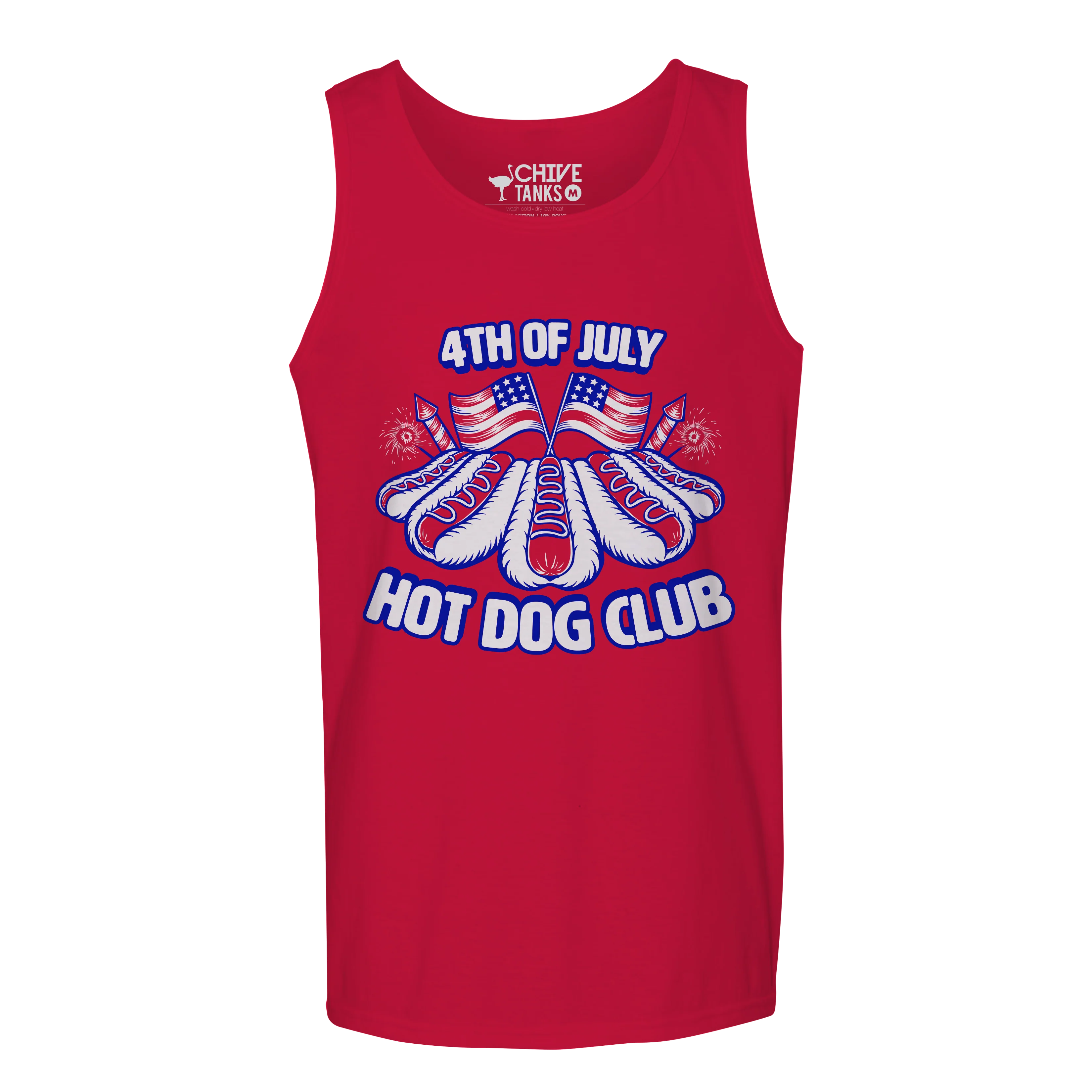 Hot Dog Club Men's Tank - Image 2