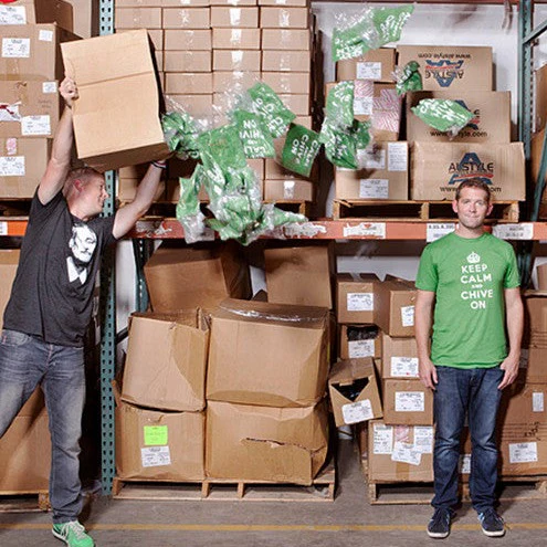 Keep Calm and Chive On Tee - Image 3