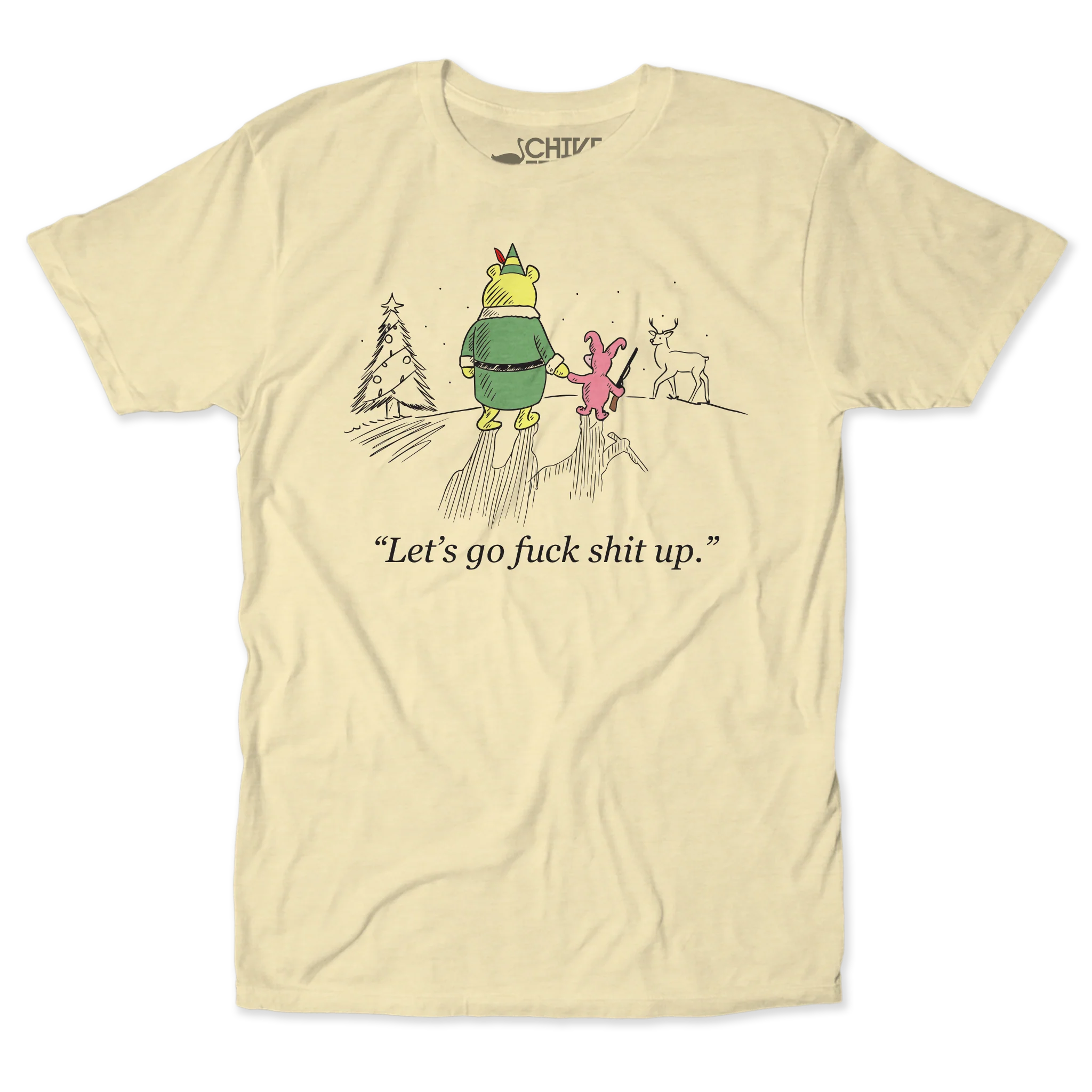 Let's Go F*ck Sh*t Up Christmas Edition V2 Unisex Tee