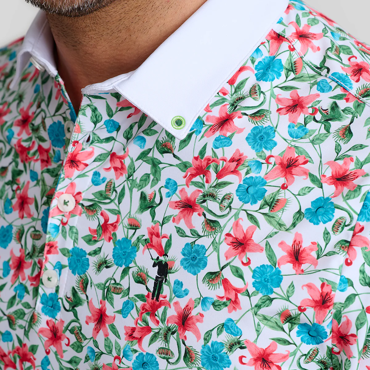 Little Shop of Florals Men's Polo - Image 3