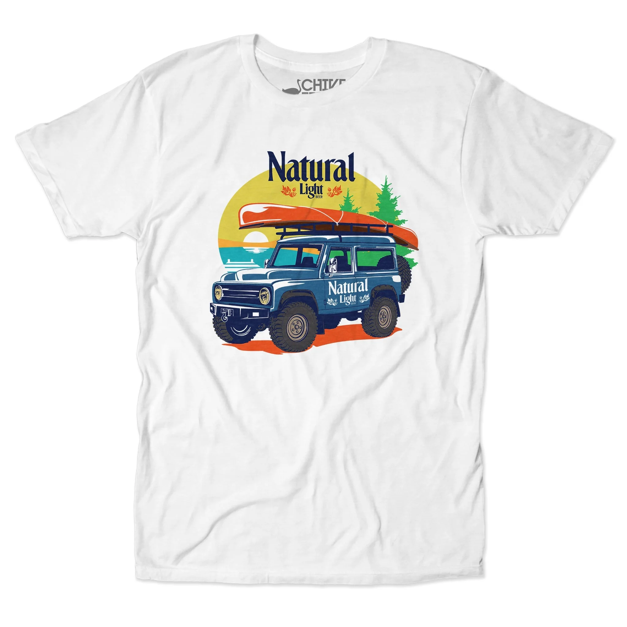 Natural Light Adventure Awaits Unisex Tee - Image 2