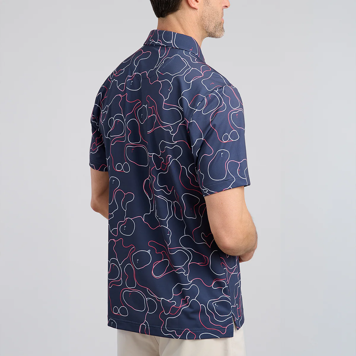 Out of Line Men's Polo - Image 3