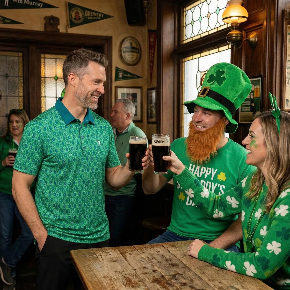 Paddy Pints Men's Polo - Image 3