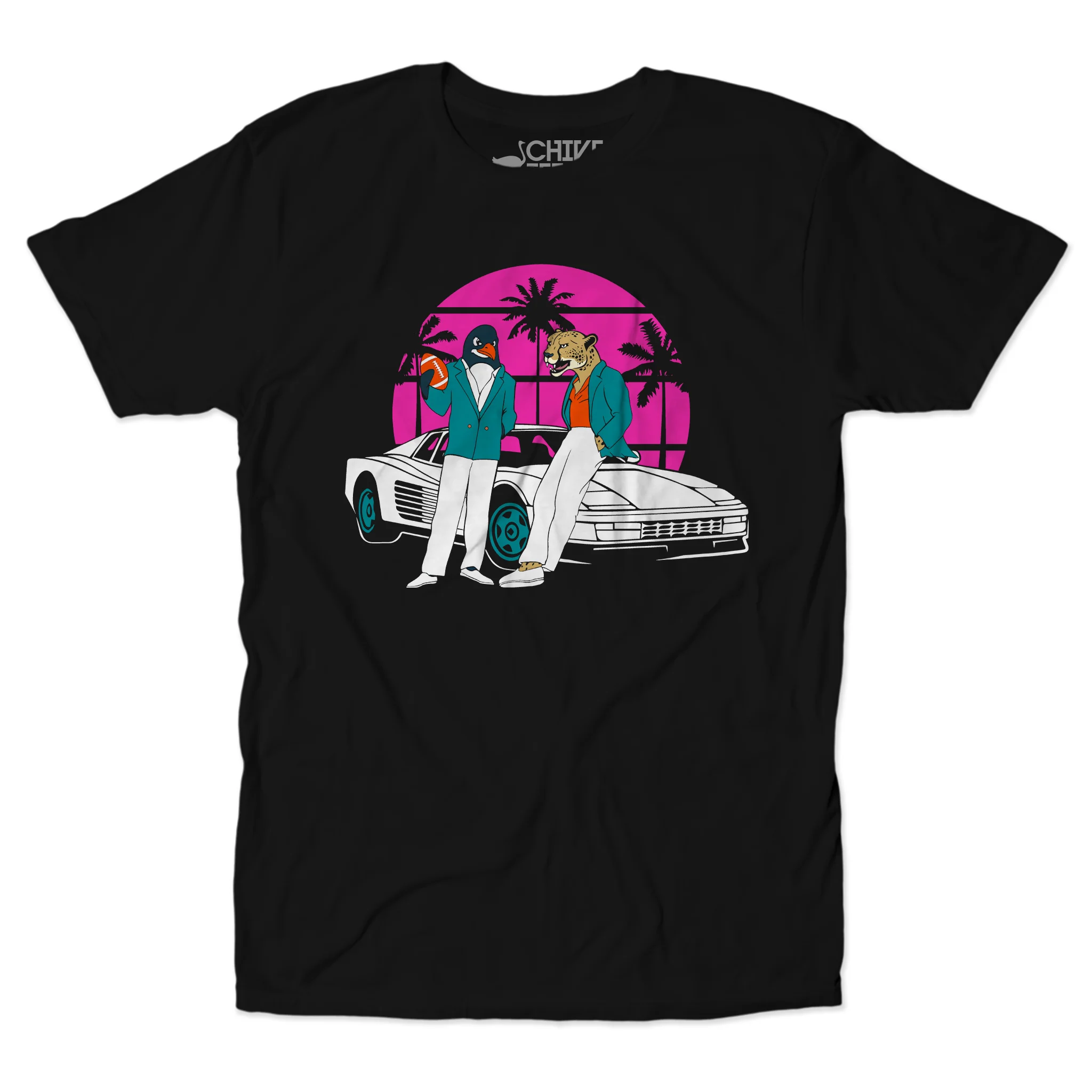 The Cheetah And The Penguin Unisex Tee - Image 2